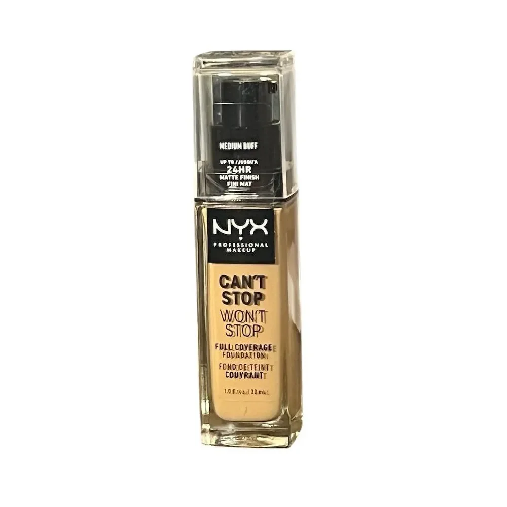 NYX Can't Stop Won't Stop Full Coverage Foundation Medium Buff